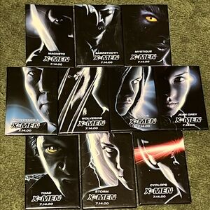 X-Men Movie (2000) Promotional Buttons - Excellent shape! Set of 10